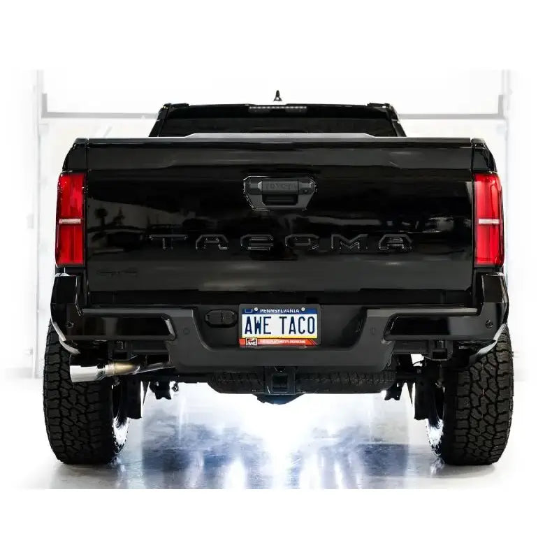 AWE Exhaust for 4th Gen Toyota Tacoma Dual Chrome Silver Tips