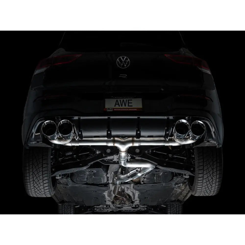 AWE Limited Lifetime Warranty Exhaust System Kit 3020-42658 - Chrome Silver Track Edition