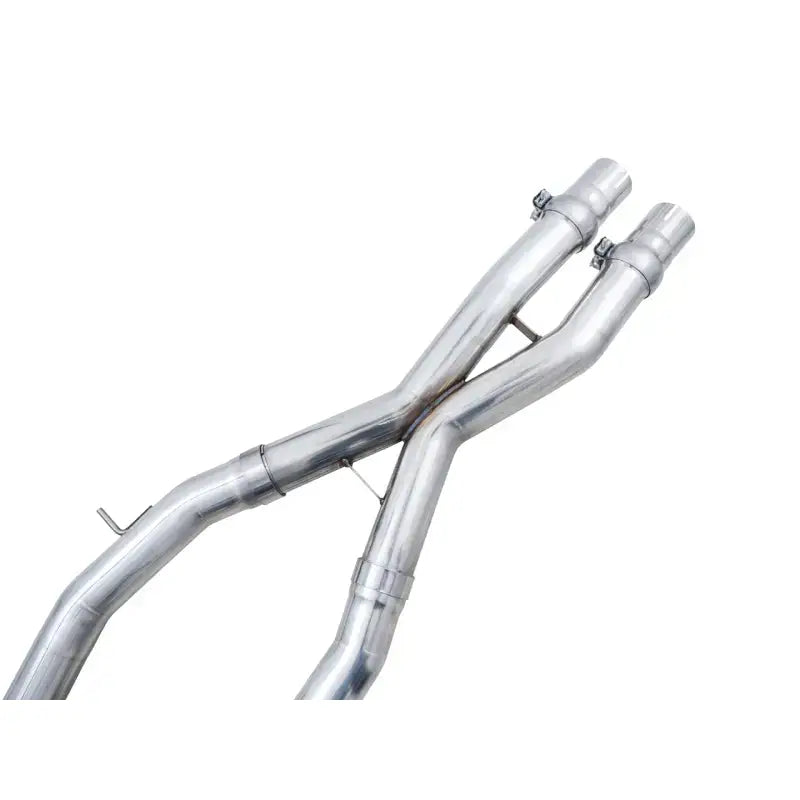 AWE Track Edition Catback Exhaust for BMW G8X M3/M4 - Diamond Black Tips, showcasing premium, polished stainless steel construction.