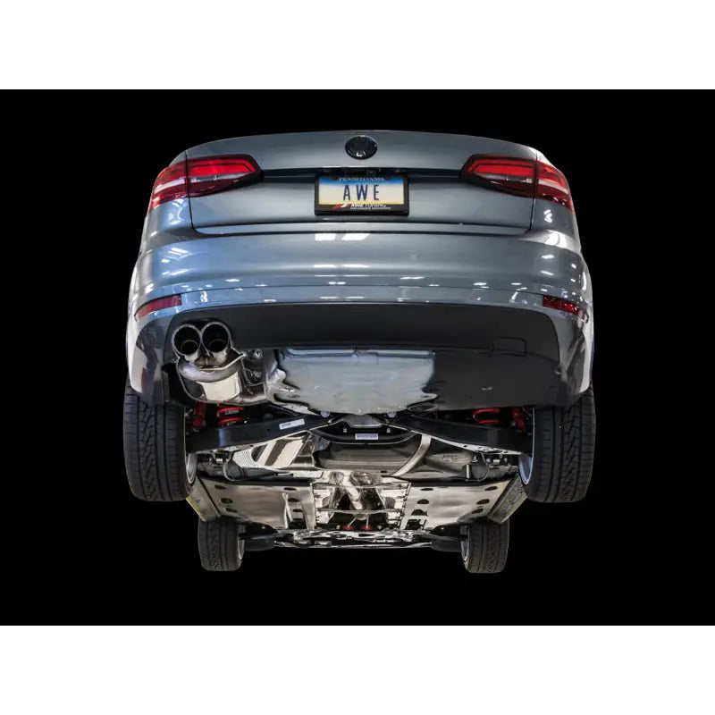 AWE Tuning 3015-22064 AWE Tuning 09-14 Volkswagen Jetta Mk6 1.4T Touring Edition Exhaust - Chrome Silver Tips