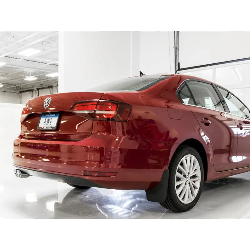 AWE Tuning 3020-22032 AWE Tuning 09-14 Volkswagen Jetta Mk6 1.4T Track Edition Exhaust - Chrome Silver Tips