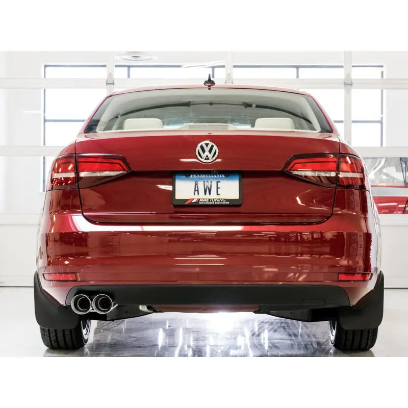 AWE Tuning 3020-22032 AWE Tuning 09-14 Volkswagen Jetta Mk6 1.4T Track Edition Exhaust - Chrome Silver Tips