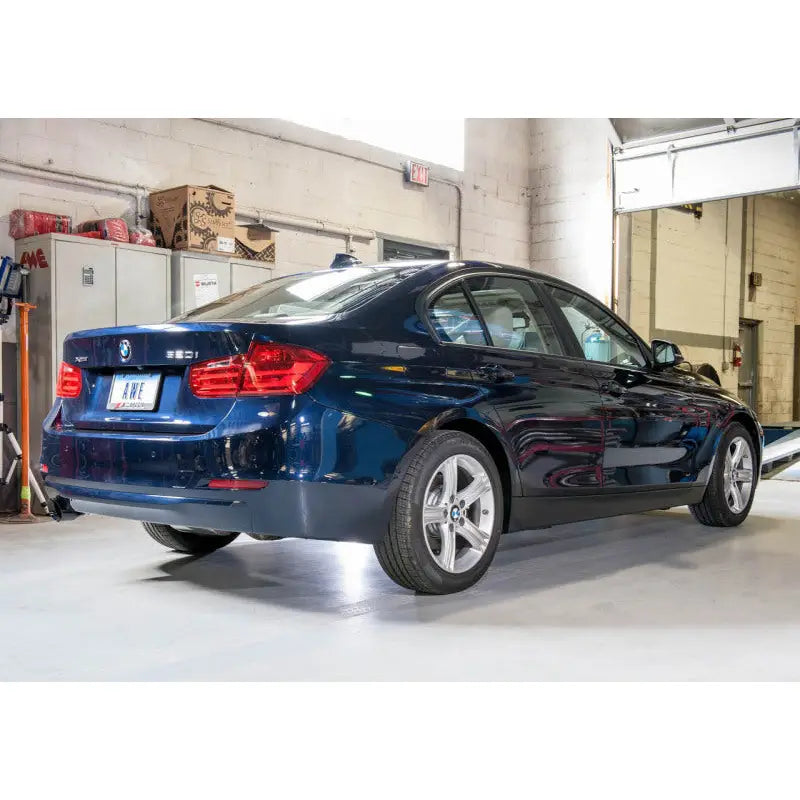 AWE Tuning 3015-23038 AWE Tuning 13-18 BMW 320i (F30) Touring Edition Exhaust w/ Perfomance Mid Pipe - Diamond Black Tips