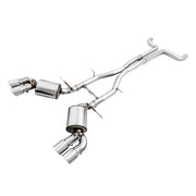 AWE Tuning 3020-42068 AWE Tuning 16-19 Chevy Camaro SS Non-Res Cat-Back Exhaust -Touring Edition (Quad Chrome Silver Tips)