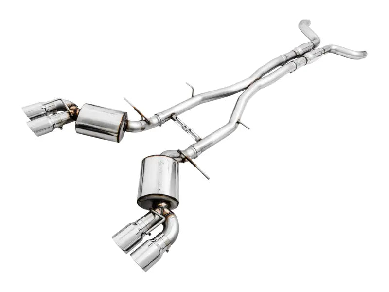 AWE Tuning 16-19 Chevy Camaro SS Res Cat-Back Exhaust -Touring Edition (Quad Chrome Silver Tips) - Truck & Automotive
