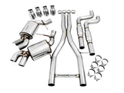 AWE Tuning 16-19 Chevy Camaro SS Res Cat-Back Exhaust -Touring Edition (Quad Chrome Silver Tips) - Truck & Automotive