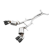 AWE Tuning 3015-43114 AWE Tuning 16-19 Chevy Camaro SS Res Cat-Back Exhaust -Touring Edition (Quad Diamond Black Tips)