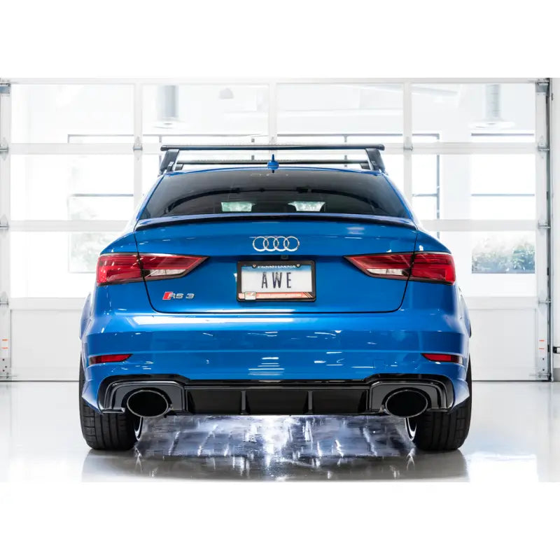 AWE Tuning 3020-33064 AWE Tuning 17-19 Audi RS3 8V Track Edition Exhaust - Diamond Black Tips RS-Style Tips