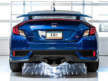 AWE Tuning 17+ Honda Civic SI 1.5L / Type R 2.0L Turbo Dual Tip Conversion Kit 