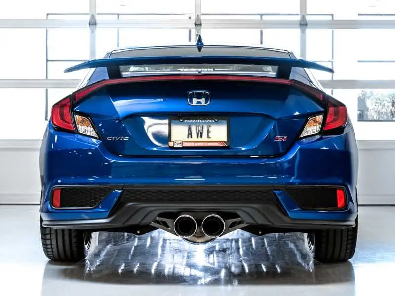 AWE Tuning 17+ Honda Civic SI 1.5L / Type R 2.0L Turbo Dual Tip Conversion Kit 