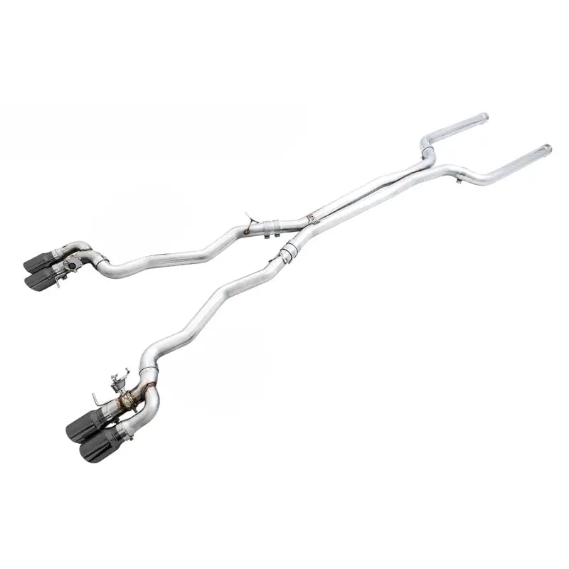 AWE Tuning 3025-43066 AWE Tuning 18-19 BMW F90 M5 SwitchPatch Cat-Back Exhaust- Black Diamond Tips