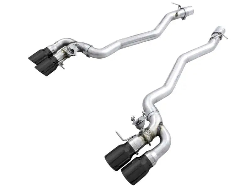 AWE Tuning 18-19 BMW M5 (F90) 4.4T AWD Cat-back Exhaust - Track Edition (Diamond Black Tips) 