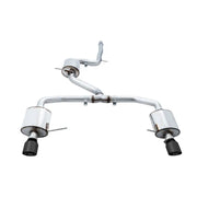 AWE Tuning 3015-23062 AWE Tuning 18-19 Volkswagen Jetta GLI Mk7 Touring Exhaust - Diamond Black Tips (Fits High-Flow DP)