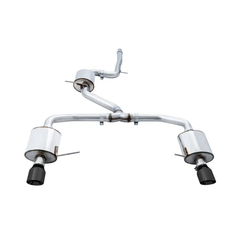 AWE Tuning 3015-23062 AWE Tuning 18-19 Volkswagen Jetta GLI Mk7 Touring Exhaust - Diamond Black Tips (Fits High-Flow DP)