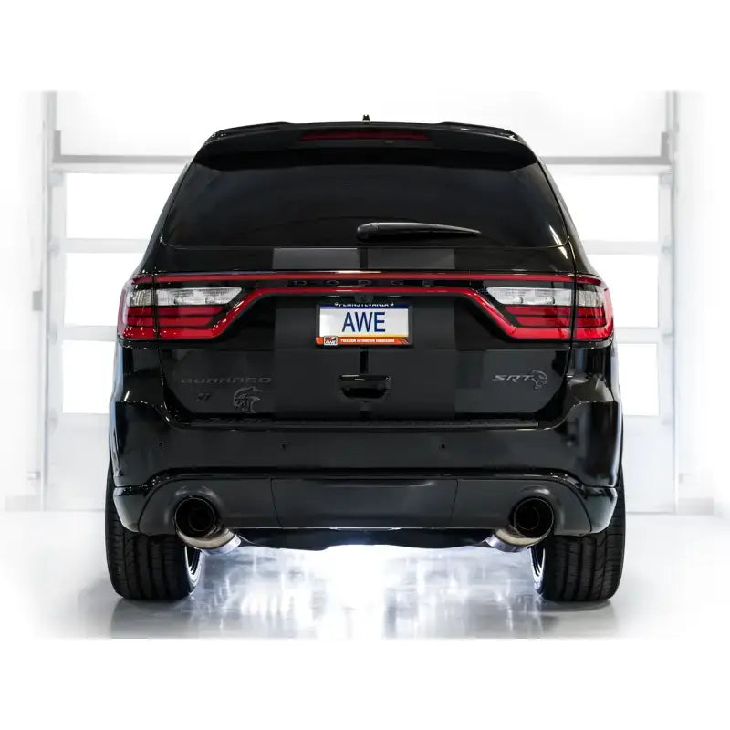 AWE Tuning 18-23 Dodge Durango SRT & Hellcat Touring Edition Exhaust - Diamond Black Tips - Truck Automotive