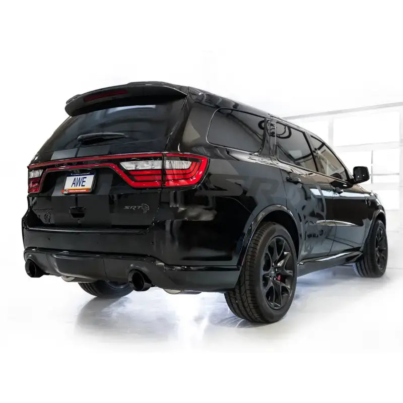 AWE Tuning 18-23 Dodge Durango SRT & Hellcat Touring Edition Exhaust - Diamond Black Tips - Truck Automotive
