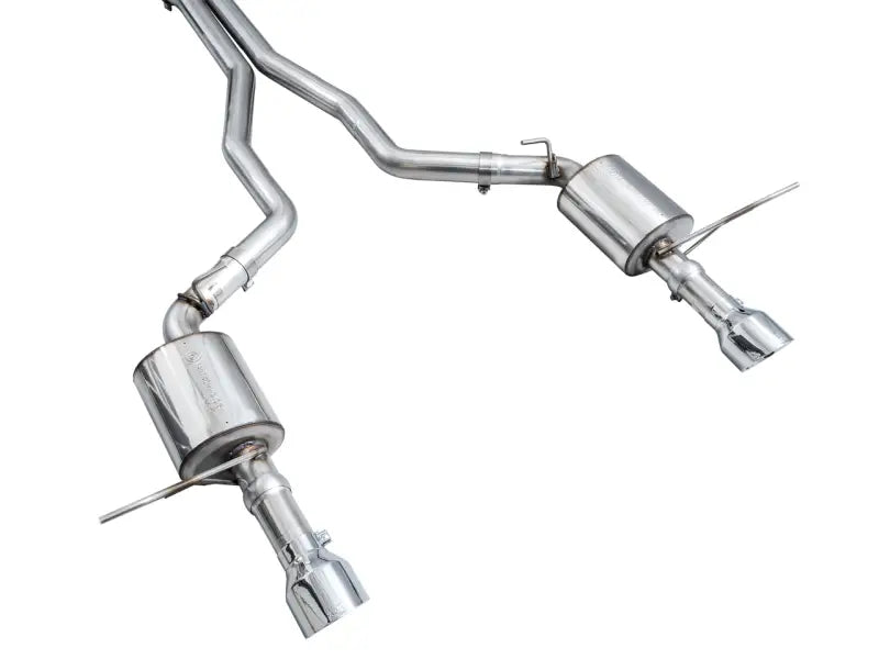 AWE Tuning 18-23 Dodge Durango SRT & Hellcat Touring Edition Exhaust - Chrome Silver Tips - Truck Automotive