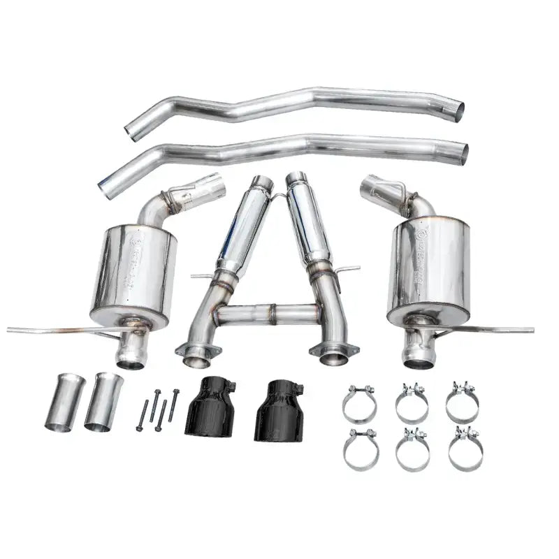 AWE Tuning 18-23 Dodge Durango SRT & Hellcat Touring Edition Exhaust - Diamond Black Tips - Truck Automotive
