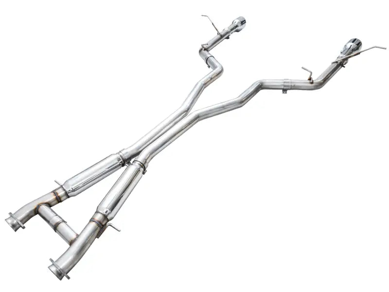 AWE Tuning 18-23 Dodge Durango SRT & Hellcat Track Edition Exhaust - Chrome Silver Tips - Truck Automotive