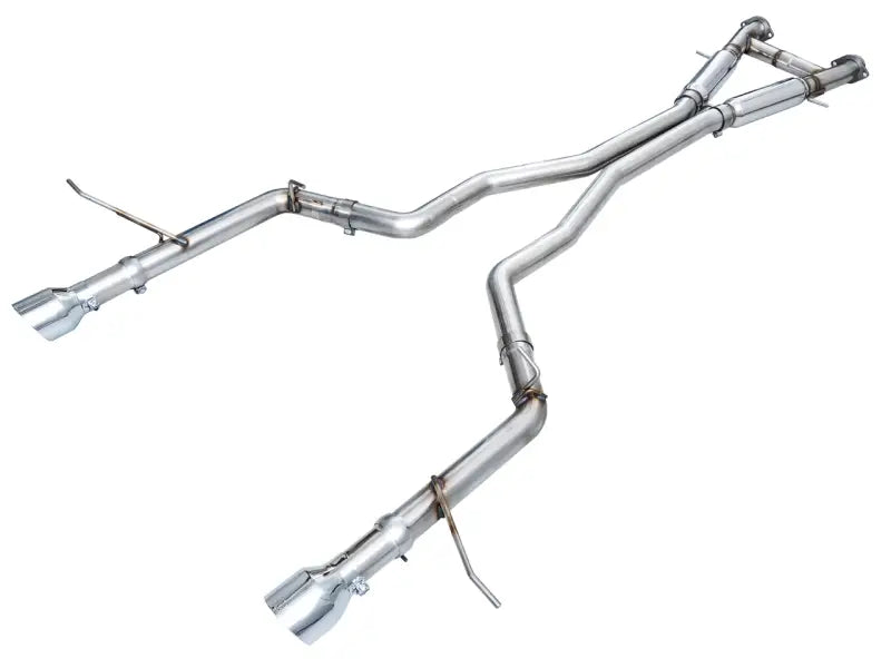 AWE Tuning 18-23 Dodge Durango SRT & Hellcat Track Edition Exhaust - Chrome Silver Tips - Truck Automotive