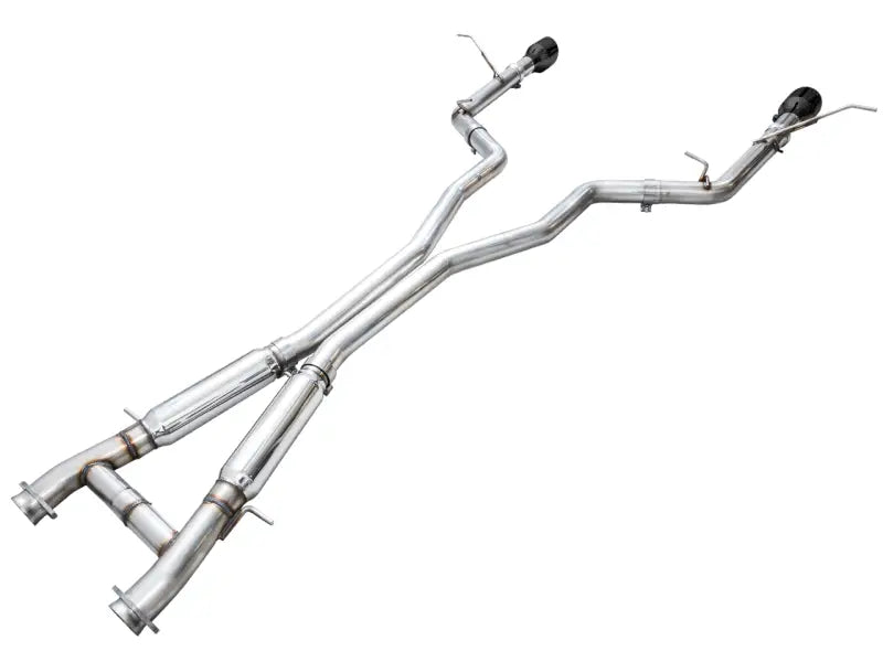 AWE Tuning 18-23 Dodge Durango SRT & Hellcat Track Edition Exhaust - Diamond Black Tips - Truck Automotive