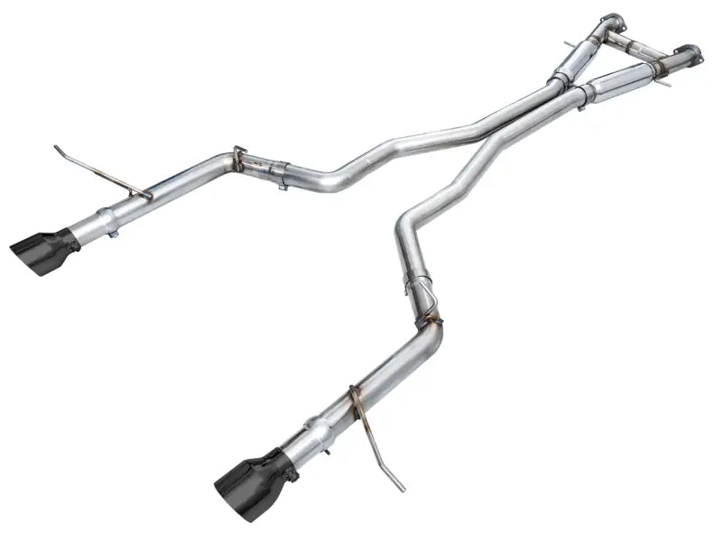 AWE Tuning 18-23 Dodge Durango SRT & Hellcat Track Edition Exhaust - Diamond Black Tips - Truck Automotive