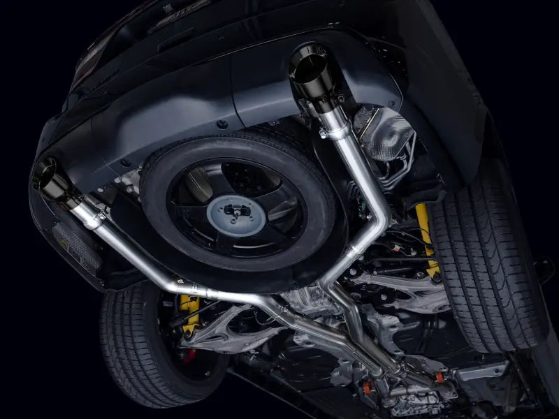 AWE Tuning 18-23 Dodge Durango SRT & Hellcat Track Edition Exhaust - Diamond Black Tips - Truck Automotive
