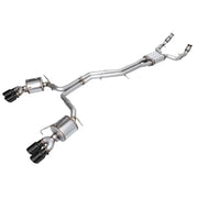 AWE Tuning 3015-43107 AWE Tuning 19-23 Audi C8 S6/S7 2.9T V6 AWD Touring Edition Exhaust - Diamond Black Tips