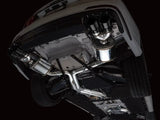 Car exhaust system featuring awe tuning touring edition exhaust with diamond black tips