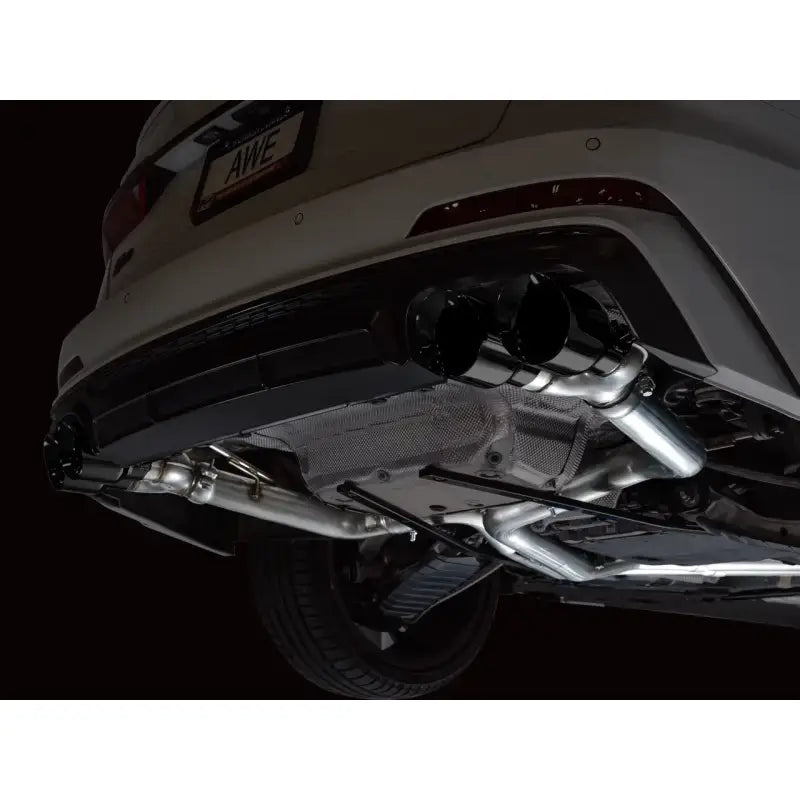 AWE Tuning 19-23 Audi C8 S6/S7 2.9T V6 AWD track edition exhaust with black tips