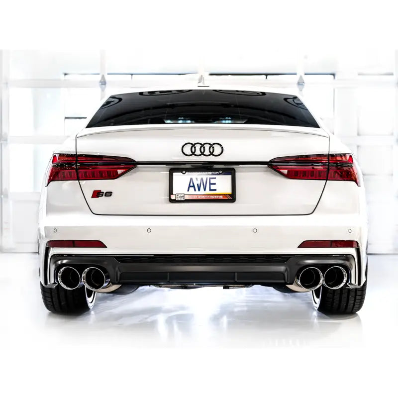 AWE Tuning Truck & Automotive: AWE Tuning 19-23 Audi C8 S6/S7 2.9T V6 AWD Track Edition Exhaust - Chrome Silver Tips