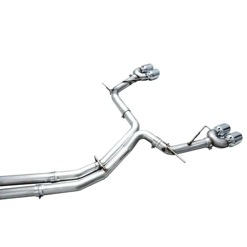AWE Tuning Truck & Automotive: AWE Tuning 19-23 Audi C8 S6/S7 2.9T V6 AWD Track Edition Exhaust - Chrome Silver Tips
