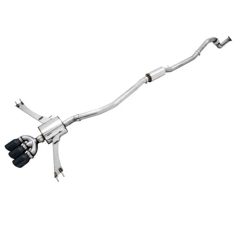 AWE 3015-53014 AWE Tuning 2016+ Honda Civic Si Touring Edition Exhaust w/Front Pipe & Triple Diamond Black Tips