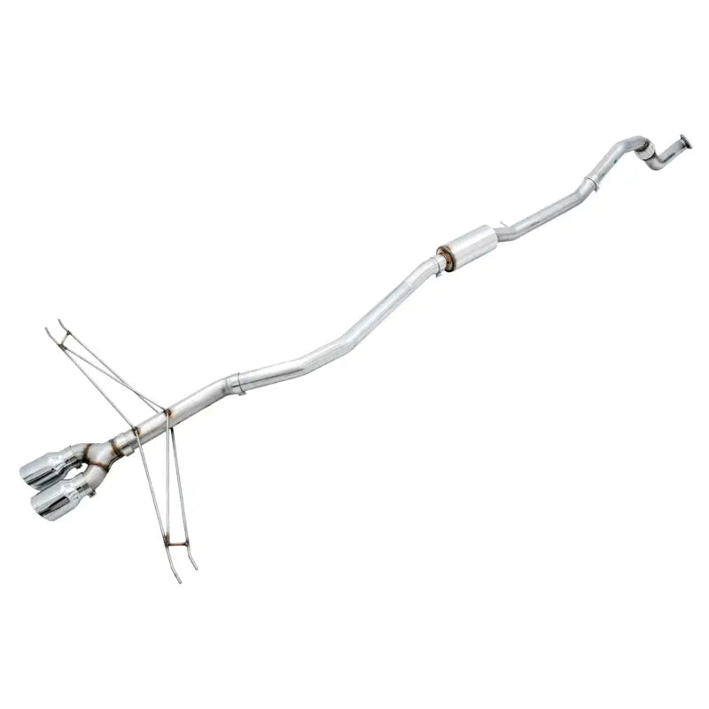 AWE Tuning 3020-32052 AWE Tuning 2016+ Honda Civic Si Track Edition Exhaust w/Front Pipe & Dual Chrome Silver Tips