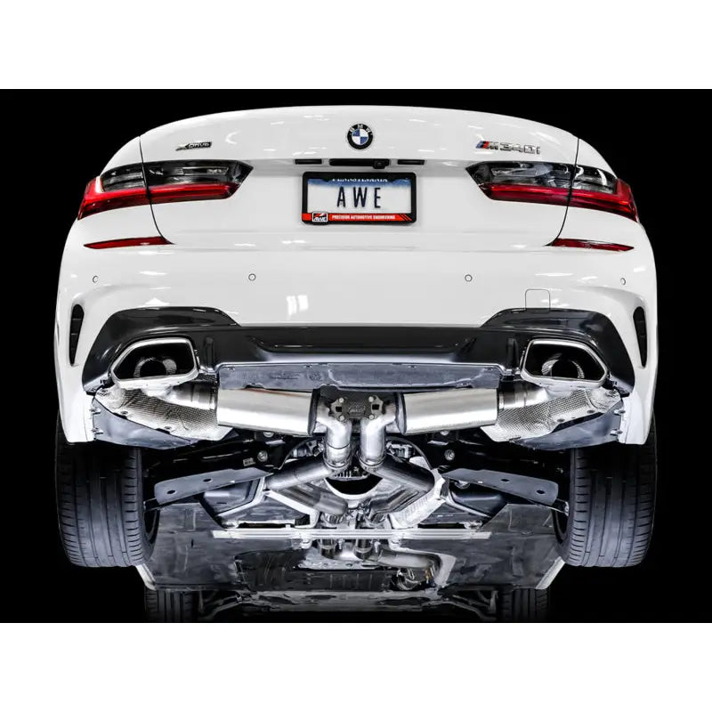 AWE Tuning 3015-11058 AWE Tuning 2019+ BMW M340i (G20) Non-Resonated Touring Edition Exhaust (Use OE Tips)