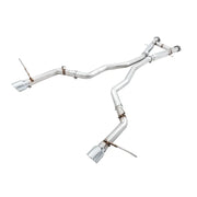 AWE Tuning 3020-32061 AWE Tuning 2020 Jeep Grand Cherokee SRT Track Edition Exhaust - Chrome Silver Tips