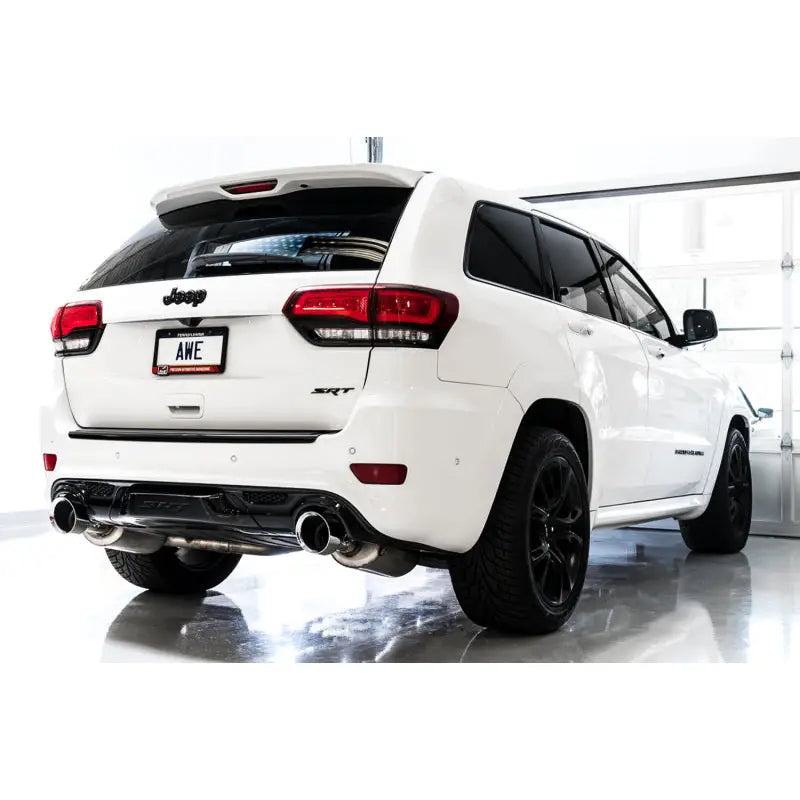 AWE Tuning 3020-33051 AWE Tuning 2020 Jeep Grand Cherokee SRT Track Edition Exhaust - Diamond Black Tips