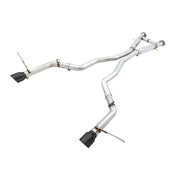 AWE Tuning 3020-33051 AWE Tuning 2020 Jeep Grand Cherokee SRT Track Edition Exhaust - Diamond Black Tips