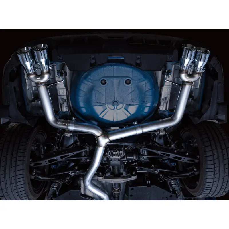 AWE Tuning 3020-42979 AWE Tuning 2022+ VB Subaru WRX Track Edition Exhaust - Chrome Silver Tips