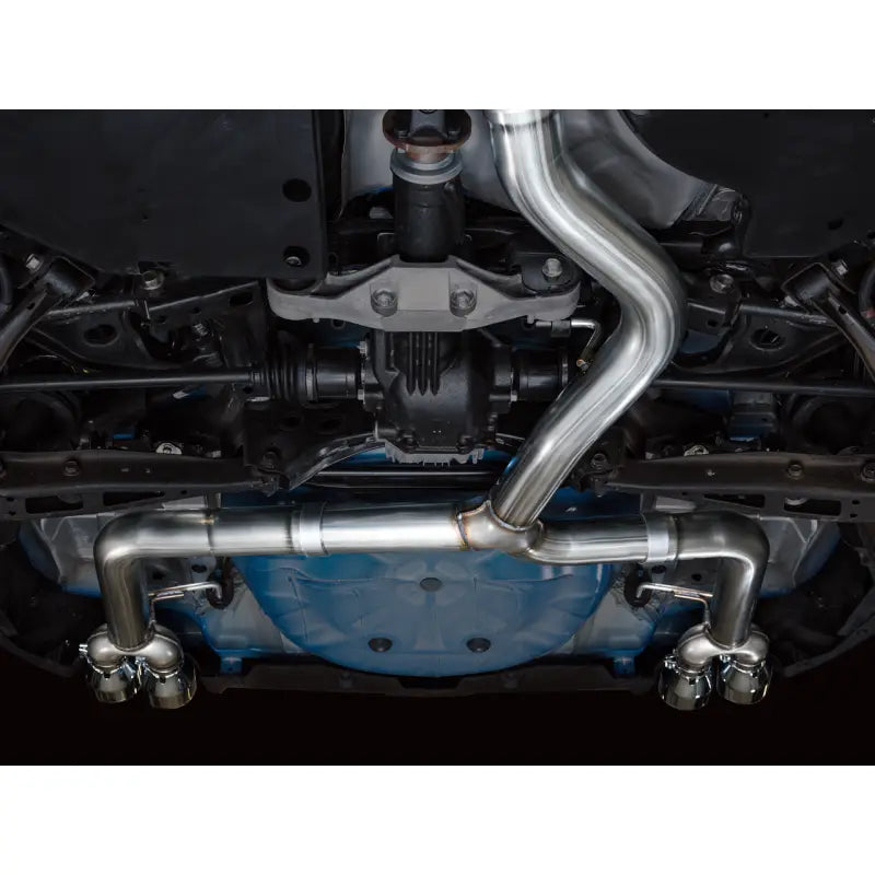 AWE Tuning 3020-42979 AWE Tuning 2022+ VB Subaru WRX Track Edition Exhaust - Chrome Silver Tips
