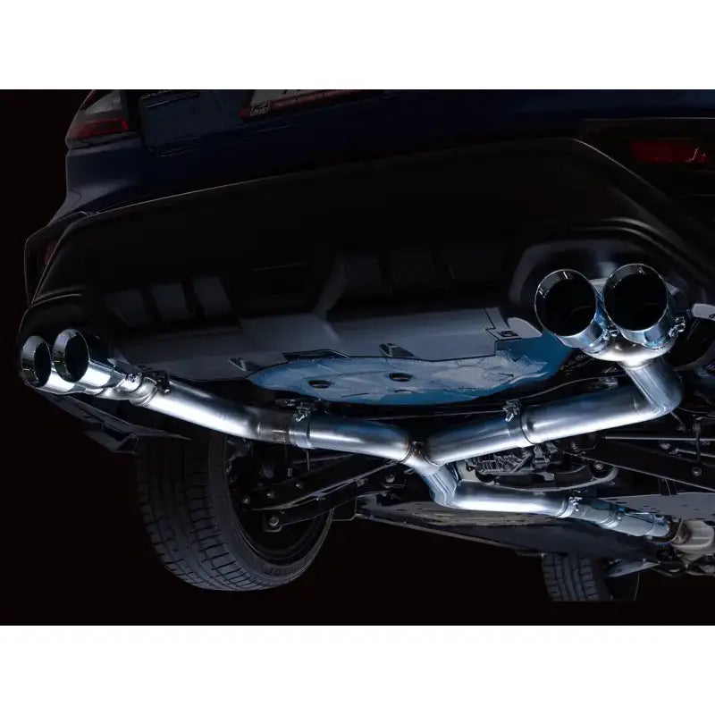 AWE Tuning 2022 + VB Subaru WRX Track Edition Exhaust - Chrome Silver Tips - Truck & Automotive