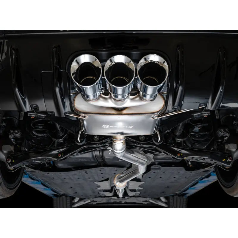 AWE Tuning 3015-52287 AWE Tuning 2023 Honda Civic Type R FL5 Touring Edition Exhaust w/ Triple Chrome Silver Tips