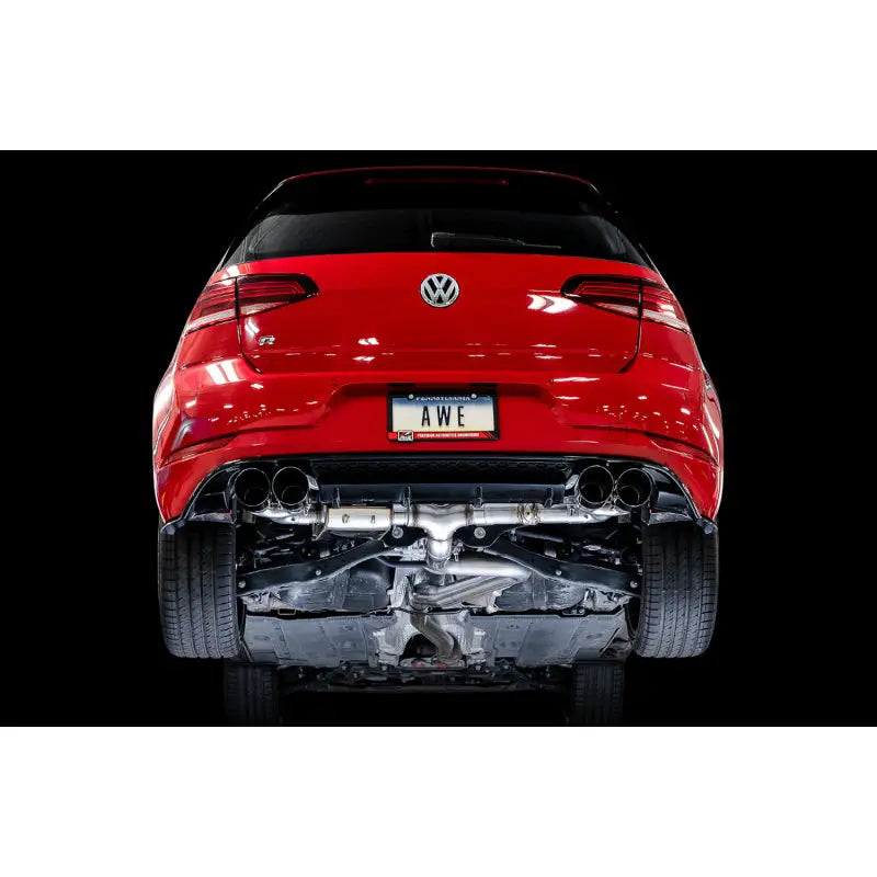 AWE Tuning 3025-42066 AWE Tuning Audi 8V S3 SwitchPath Exhaust w/Chrome Silver Tips 102mm