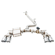 AWE Tuning 3025-42066 AWE Tuning Audi 8V S3 SwitchPath Exhaust w/Chrome Silver Tips 102mm