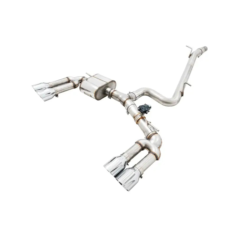 AWE Tuning 3025-42068 AWE Tuning Audi 8V S3 SwitchPath Exhaust w/Chrome Silver Tips 102mm