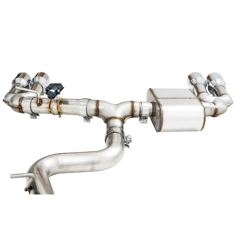 AWE Tuning 3025-42068 AWE Tuning Audi 8V S3 SwitchPath Exhaust w/Chrome Silver Tips 102mm