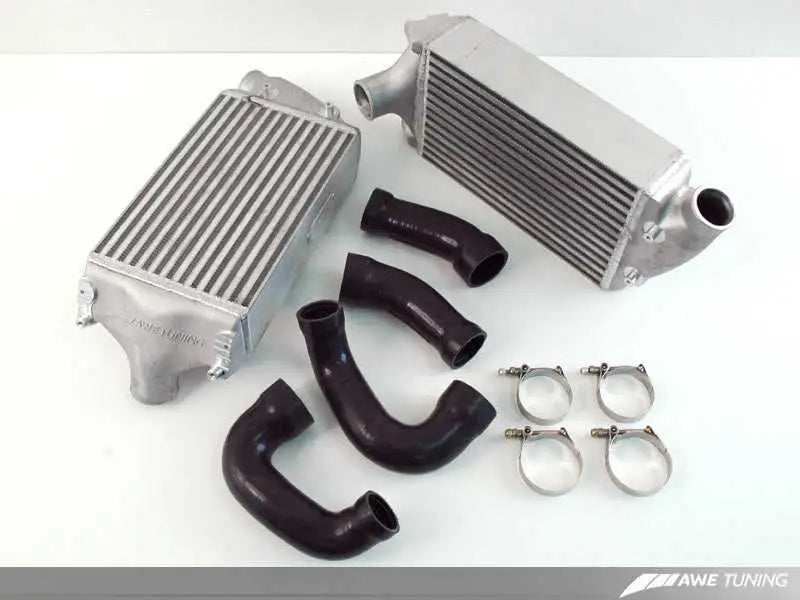 AWE Tuning 997TT/GT2 Performance Intercoolers - Black Hoses 