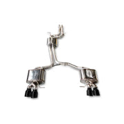 AWE Tuning 3015-43056 AWE Tuning Audi 8R SQ5 Touring Edition Exhaust - Quad Outlet Diamond Black Tips