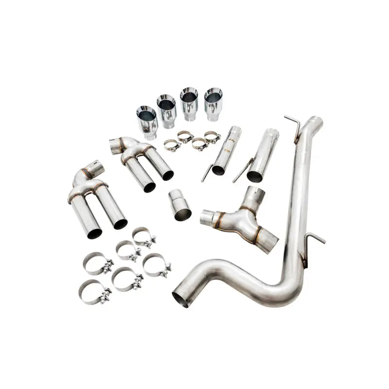 AWE Tuning 3015-42142 AWE Tuning Audi 8V S3 Track Edition Exhaust w/Chrome Silver Tips 102mm