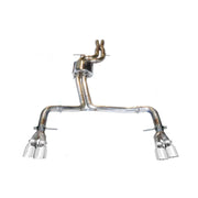 AWE Tuning 3020-42026 AWE Tuning Audi B8.5 S4 3.0T Track Edition Exhaust - Chrome Silver Tips (102mm)